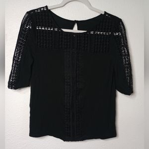 Women's Market & Spruce black shirt Sz small